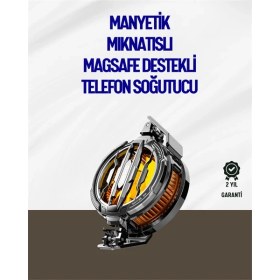 Resim Mıknatıslı ve Aparatlı Montajlı Soğutucu Fan | Her Cihaza Uyumlu | LED Göstergeli 