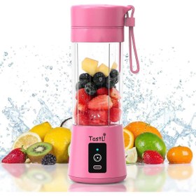 Resim MAZSAY Portatif Taşınabilir El Blender 380 Ml Usb Şarjlı Pembe (4172) 