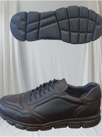 Resim oktay kundura ultra hafif faylon taban hakiki deri 37 38,,,46 47günlük casual sneaker yürüyüş spor ayakkabısı 