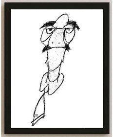 Resim Nezih Danyal Tipler Kişiye Özel Sertifikalı Sınırlı Fine Art Karikatür Baskı NTP00014 