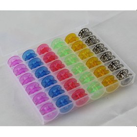 Resim Ev Tipi Aile Dikiş Makinesi Metal ve Plastik Masura Seti 36 Adet 