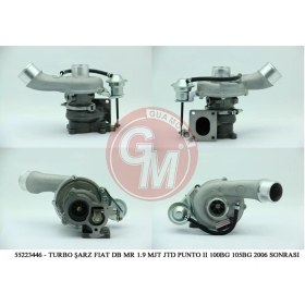 Resim Turbo Şarj Fıat Doblo Maria 1.9 Mjt Jtd Punto 2 Stilo 100bg 105bg 2006 Sonrası 55223446 55192810 55205488 