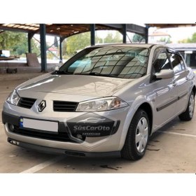 Resim Renault Megane 2 2003-2008 Uyumlu Üniversal Laguna Lip Esnek Ön Lip 2 Parça Tampon Altı Dil Karlık Ön Ek 00 Şüscaroto Aksesuar 