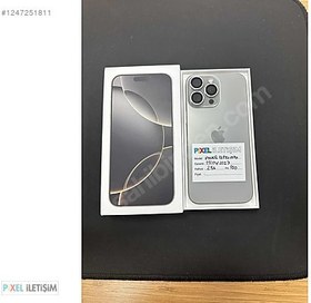 Resim Apple iPhone 16 Pro Max İkinci El TR | 256 GB | Natürel Titanyum 