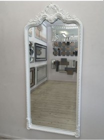 Resim Ayna Denizi Princess Great White Model Beyaz Renk Dekoratif Boy Aynası 