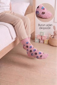 Resim vtex socks 8'li Dikişsiz Çocuk Çorap Yüksek Pamuklu 8 Çift 