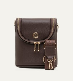 Resim Lara Kahverengi E. Deri Bebek Çantası 