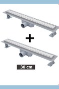 Resim Gama Yayınları Seramik Uyumlu Duş Kanalı Duşakabin (2 Adet 30cm) 