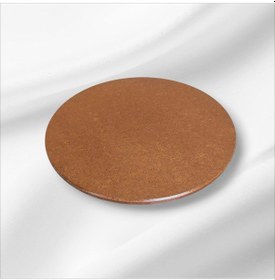 Resim Ahşap Vernikli Yuvarlak Döner Sunumluk Tepsi 