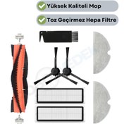 Resim robotyedek Xiaomi Mop 2 Pro 3d (DİKKAT:KAMERALI-PLUS GLOBAL)uyumlu Yedek Fırça Filtre Mop 