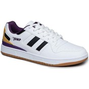 Resim Jump 28505-Fw Erkek Spor Ayakkabı Jump-28505-M-R15617 Beyaz - Siyah - Mor 
