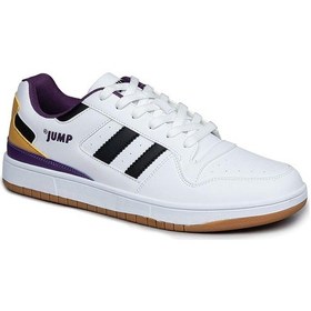 Resim Jump 28505-Fw Erkek Spor Ayakkabı Jump-28505-M-R15617 Beyaz - Siyah - Mor 