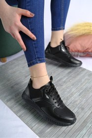 Resim STOCON Kadın Sneaker Kalın Taban Fileli Günlük Spor Ayakkabı Stc197 