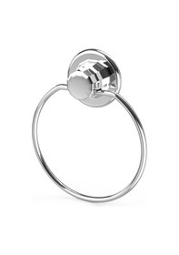 Resim Ömür Boyu Paslanmaz Vakumlu Banyo Tuvalet Havlu Askısı Oval Krom Gümüş 