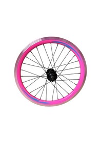 Resim 16 Jant Çift Katmanlı Çocuk Bisikleti Jantı Ön Jant Pembe Renk 16 Jant Double Ön Jant Pembe Renk 