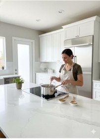Resim Doğal Ahşap 6 Parça Mutfak Gereçleri Seti Yemek Pişirme Ve Servis Seti Kaşık, Spatula, Kevgir, Salata Servis Kaşığı Sağlıklı, Dayanıklı Ve Şık Tasarım 