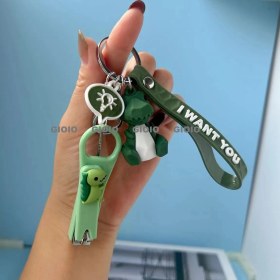 Resim Silver1 Ejderha Kedi Uyan Aslan Servet Kedi Sevimli Anahtarlık Kaplan Küçük Kolye Ejderha Bebek Karikatür Çanta Çekicilik Anahtarlık (Yurt Dışından) 