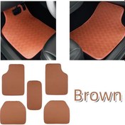 Resim Honeybeeshop Byd Qın L Dm İ 2024 2025 Kahverengi Zemin Matları Ağır Hizmet Pvc Tam Koruma 