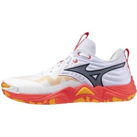 Resim Wave Momentum Elite Unisex Voleybol Ayakkabısı Beyaz Çok Renkli 