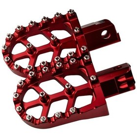 Resim Besthome1 Kırmızı Cnc Alüminyum Dayanıklı Off-road Pedal Motosiklet Modifiye Aksesuarı 