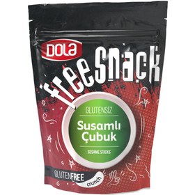 Resim DOLA GIDA Glutensiz Susamlı Çubuk Kraker 80g 