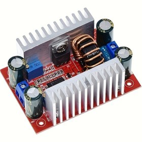 Resim 400W 15A DCDC Boost Dönüştürücü Modülü - Geniş Giriş Voltajı (4.75-40V) ile DC'den DC'ye Adım Yükseltme Regülatörü, Endüstriyel Elektrik Sistemleri için Kompakt Tasarım & Soğutma Kanatları, Alüminyum Isı Emici 