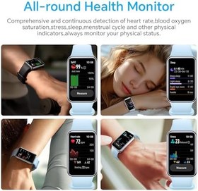 Resim HONOR Band 9 Kadın Erkek Akıllı Saat, Aktivite Bilekliği, 1,57 inç Akıllı Saat 96+ Spor Modu Podometre, SpO2 Kalp Hız, Su Geçirmez 5ATM, 14 Gün Pil Ömrü, Android iOS için Fitness, Mavi 