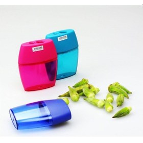 Resim Iki Bıçaklı Pratik Bamya Soyacağı Plastik Bamya Açacağı Soyacak 