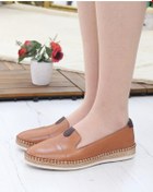 Resim Nesil Shoes Syg P01 Taba Hakiki Deri Kadın Ayakkabı-taba Taba 