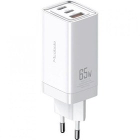 Resim Mcdodo 65W Gan 2 type-C 1 usb Şarj Adaptör-Beyaz CH-7920 