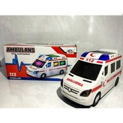 Resim Pilli Ambulans Büyük Boy Sesli Işıklı Ambulans 