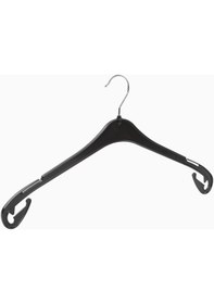 Resim 25'li T 43Cm Plastik Üst Grup Askısı - Siyah 