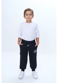 Resim Toontoy Kids Toontoy Erkek Çocuk Concept Baskılı Eşofman Alt Siyah 