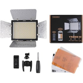Resim Yongnuo Yn300-ııı Bi-color Led Işık 3200-5600 Kelvin 