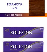 Resim Litae LitaeTrend 2 Adet Single Tüp Boya Saç Boyası Terrakota 6/74 