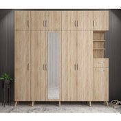 Resim Açelya Portmanto Vestiyer Meşe M9-208 cm 