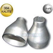 Resim Paslanmaz Çelik Kaynaklı Redüksiyon Konsantrik Sch10 304 Kalite 