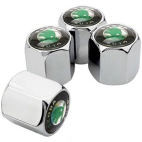 Resim GARDENAUTO Skoda Karoq Krom Paslanmaz Çelik Sibop Kapağı 4 Adet 