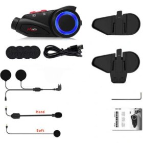 Resim UltraTekno Maxto M3S 2k Hd 1440P Kameralı Intercom Motosiklet Kask Intercom 