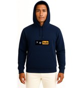 Resim Kapüşonlu Pilothub - Pilot Göğüs Baskılı Unisex Sweatshirt Lacivert 