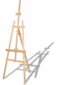 Resim Doganline Store Doğal Seramik Hamuru Şövale 172 Cm Ahşap Resim Şovalesi Ressam Sehpası Ayarlanabilir 