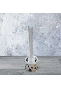 Resim Wc Tuvalet Fırçası Seti Beyaz Renk Beyaz 