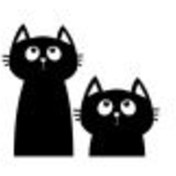 Resim habune Sevimli Kediler 3 Sticker 19 X 16 Cm 