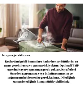 Resim Phılıps Son Derece Hafif ve Güçlü Expert Plus Buhar Kazanlı Ütü Beyaz/gri 