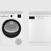 Resim Beko 2'li Avantajlı Set Kurutma ve Bulaşık Makinesi (Kmx 81 8 kg - Bm 3143 3 Prog) 
