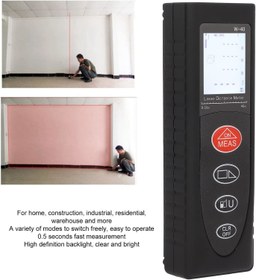 Resim WellHise W-40 40 Metre Lazer metre Mesafe Ölçer 