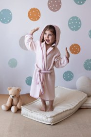 Resim %100 Pamuk Prenses Model Çocuk Bornoz - 13-14 yaş 