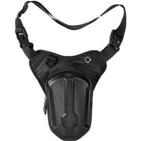 Resim Kangfufeng Erkekler İçin Motosiklet Bacak Çantası Su Geçirmez Bacak Çantası Bel Çantası Telefon Kılıfı Sürüş Ve Açık Hava Aktiviteleri İçin Çanta 