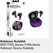 Resim SoundPEATS Fulltech Fb 20 Kablosuz Kulaklık Enc/tvs Stereo 4 Mikrofonlu Kablosuz Oyuncu Kulaklığı 