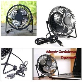 Resim Masaüstü Metal Fan Usb Girişli Vantilatör Ankav-02494 